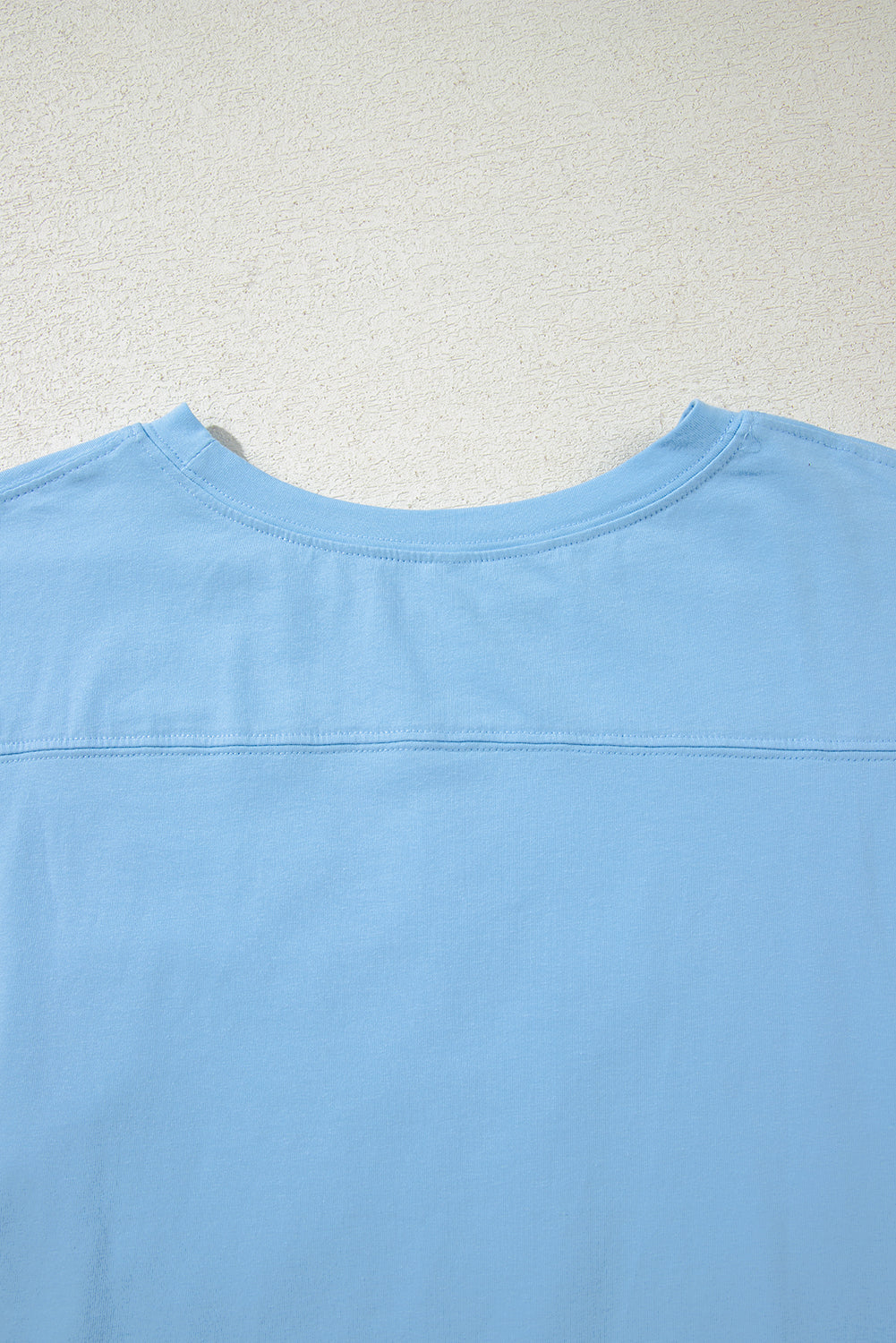 Myosotis Frayed Denim Star Patched Oversize T Shirt