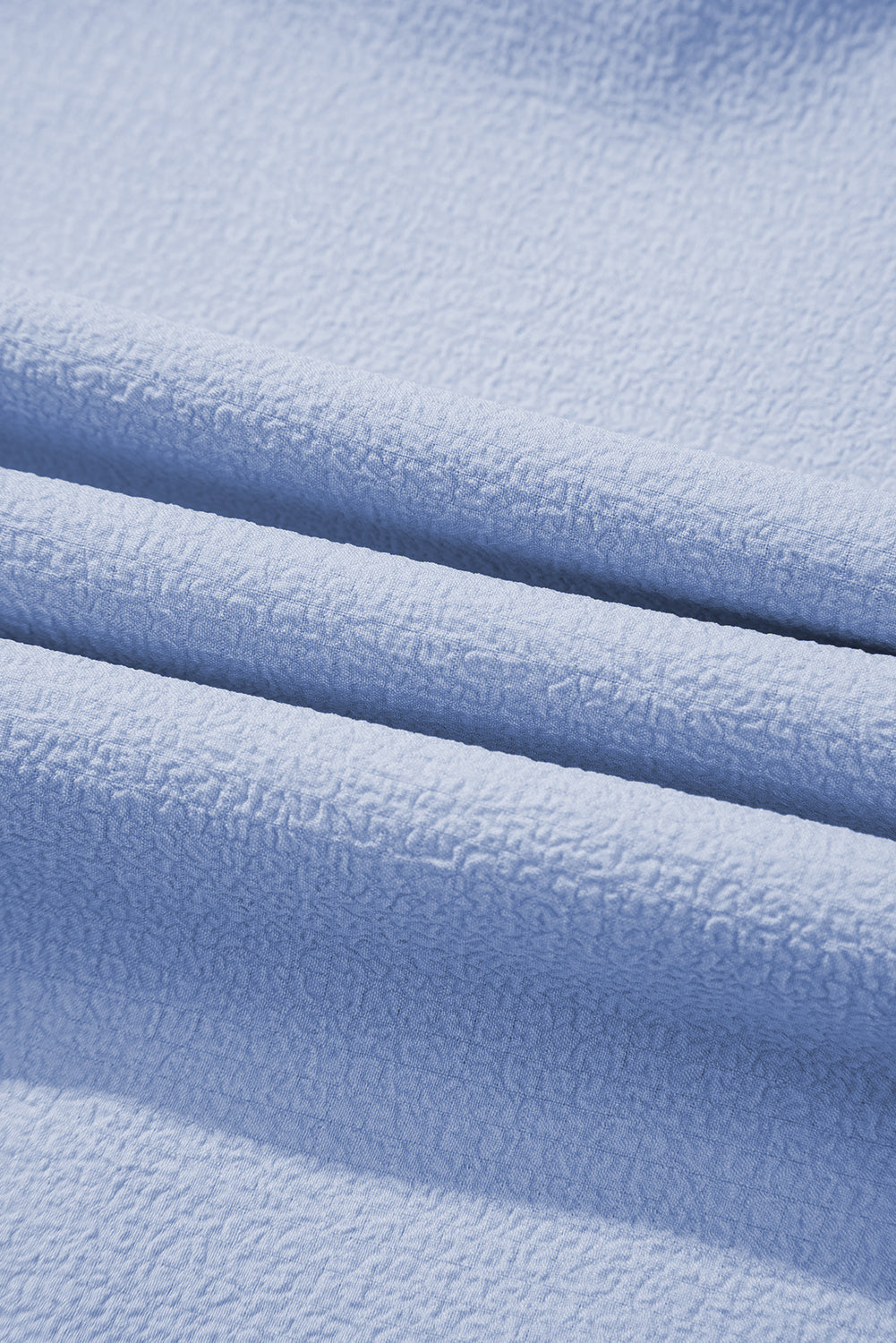 Light Pink Textured Flutter Sleeve Square Neck Bow Back Mini Dress