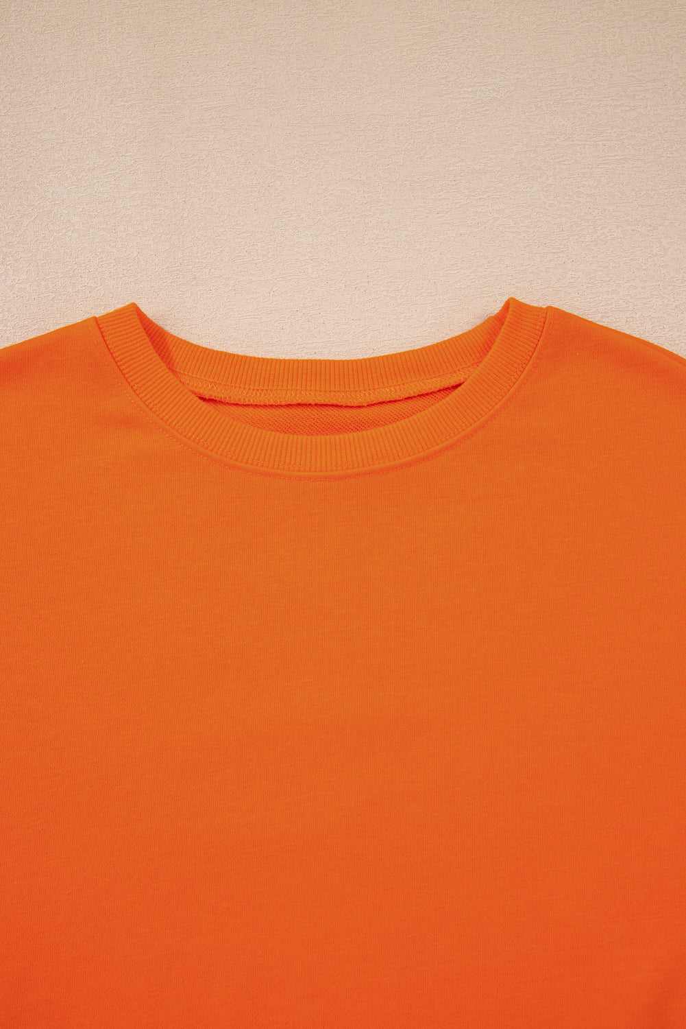 Navy Blue Varsity Stripe Detail Drop Shoulder Pullover Mini Skirt Set