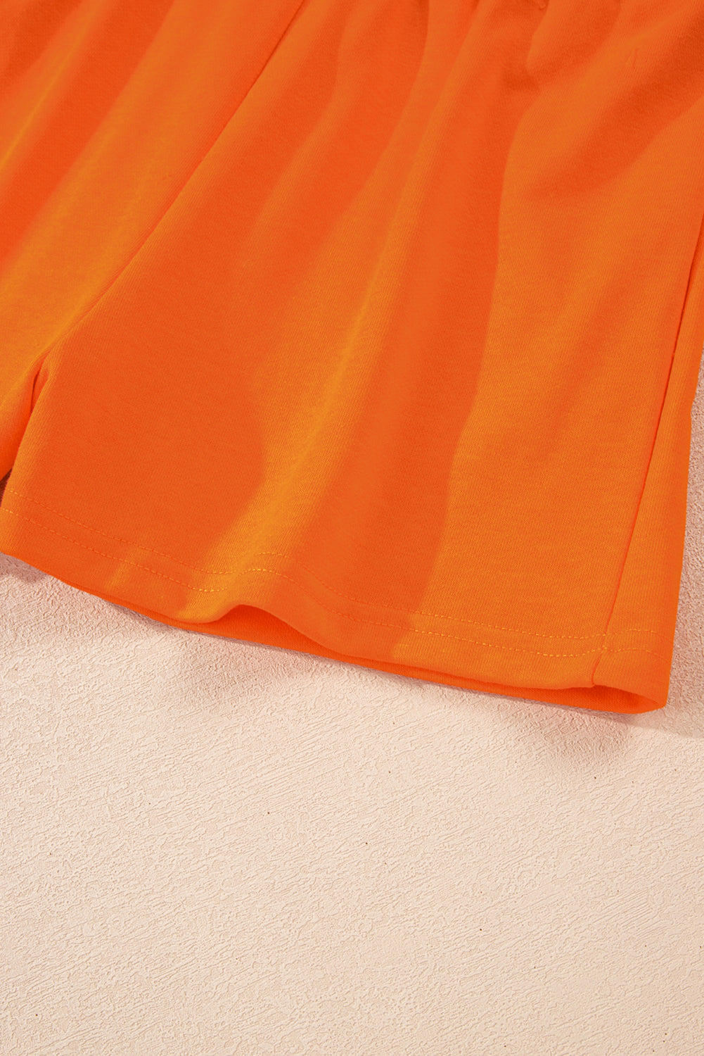 Navy Blue Varsity Stripe Detail Drop Shoulder Pullover Mini Skirt Set