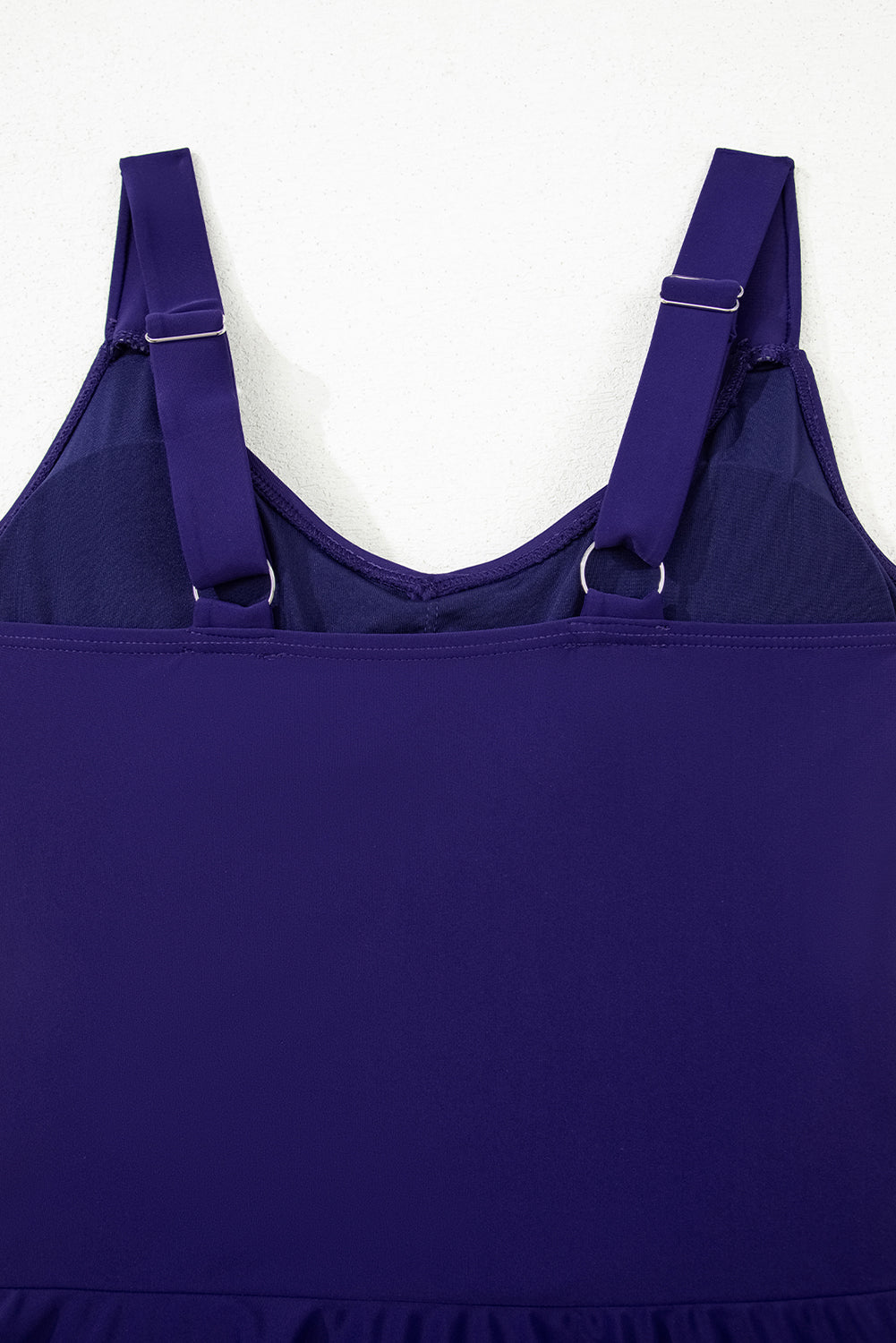 Sea Green Adjustable Straps Cutout Ruched Knot Slit One Piece Swim Dress