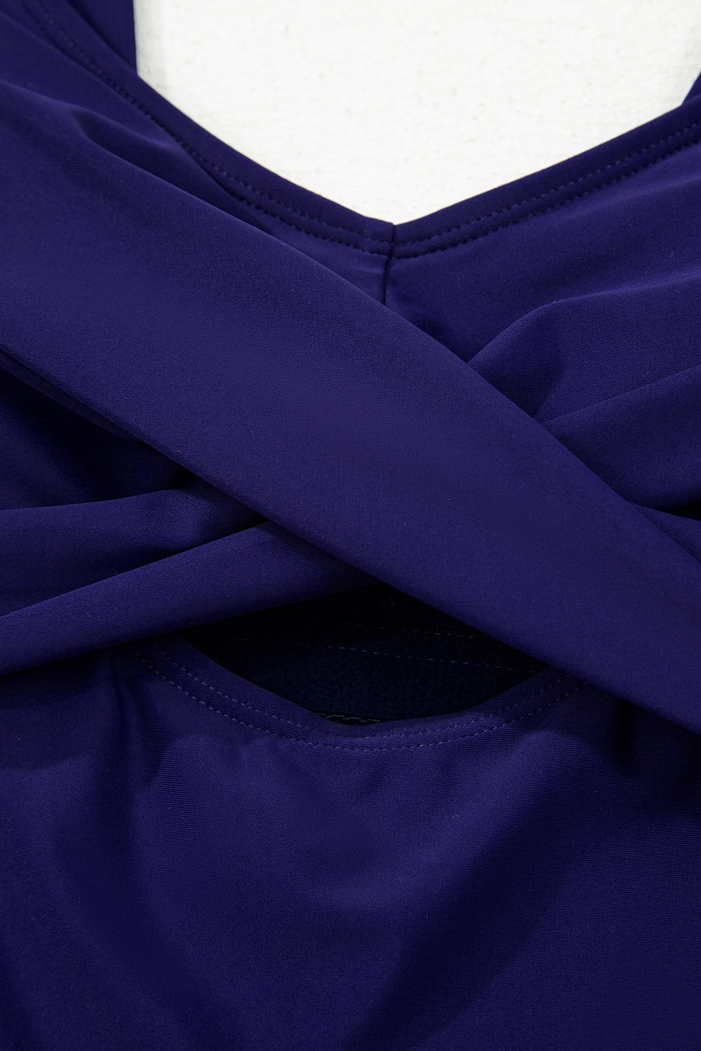 Sea Green Adjustable Straps Cutout Ruched Knot Slit One Piece Swim Dress