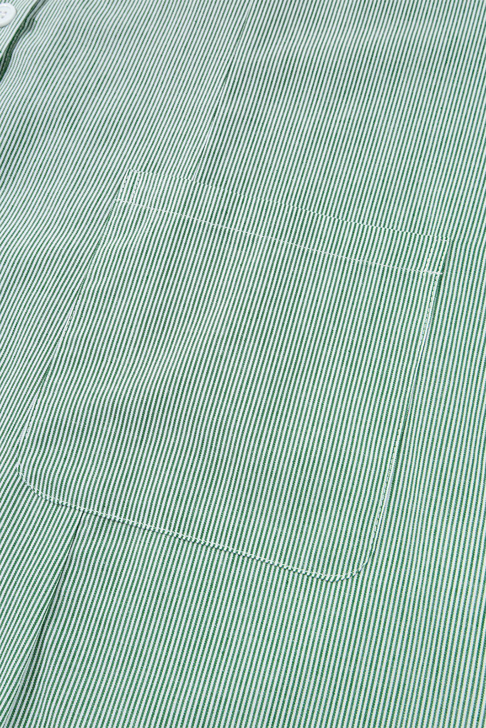 Blue Stripe Frilled Sleeveless Collar Front Pocket Button Up Mini Dress